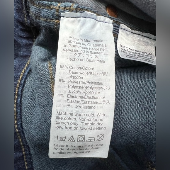 Madewell 10" High Rise Dark Wash Skinny Jeans Size 25 - Picture 7 of 12